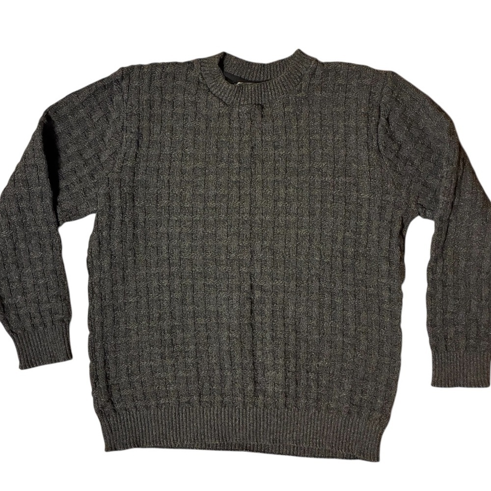 Oscar de la Renta Vintage 90s Men’s Pullover Crewneck Sweater Cotton Blend Large